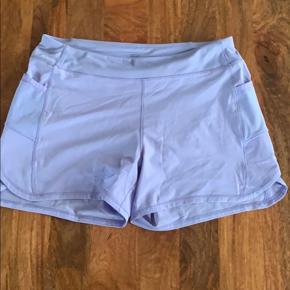 Lavender athleta shorts